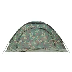Топ!-портативный Открытый Кемпинг Камуфляж палатка на открытом воздухе кемпинг отдых пара кемпинг палатка ультрафиолетовая защита