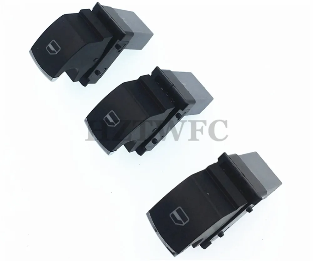 3Pcs For VW TIGUAN PASSAT B6 CC GOLF 5 6 JETTA MK5 MK6 Eos GTI 5ND 959 855 Single Window Control Switch Button | Автомобили и