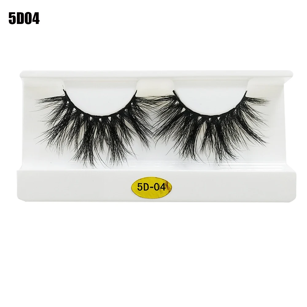 Mink Eyelashes Criss-Cross Natural Fake lashes Length 25mm Makeup 3D Mink Lashes Extension Eyelash Beauty