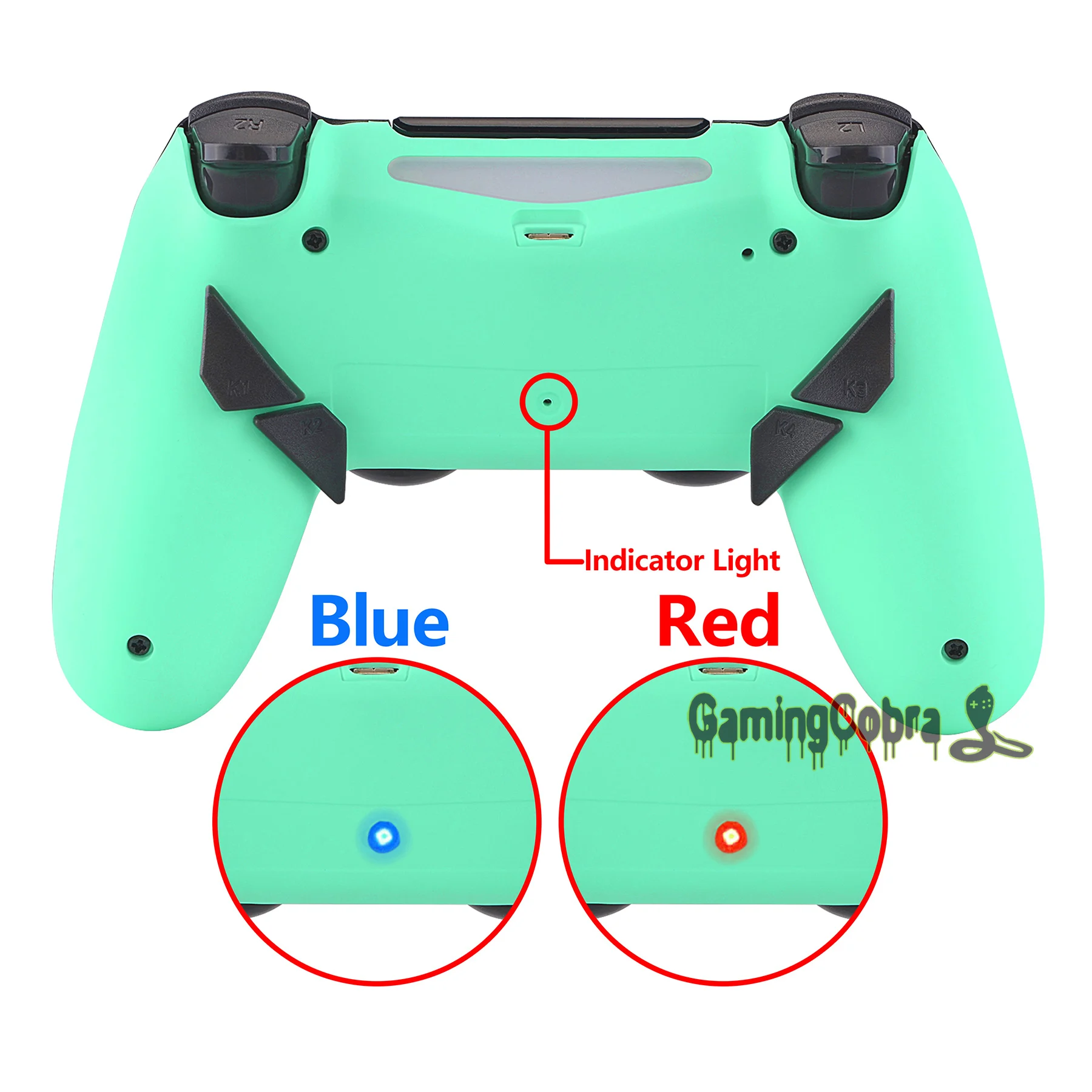 Программируемый ремап-набор для контроллера extreme erate Mint Green Dawn PS4 Slim Pro с