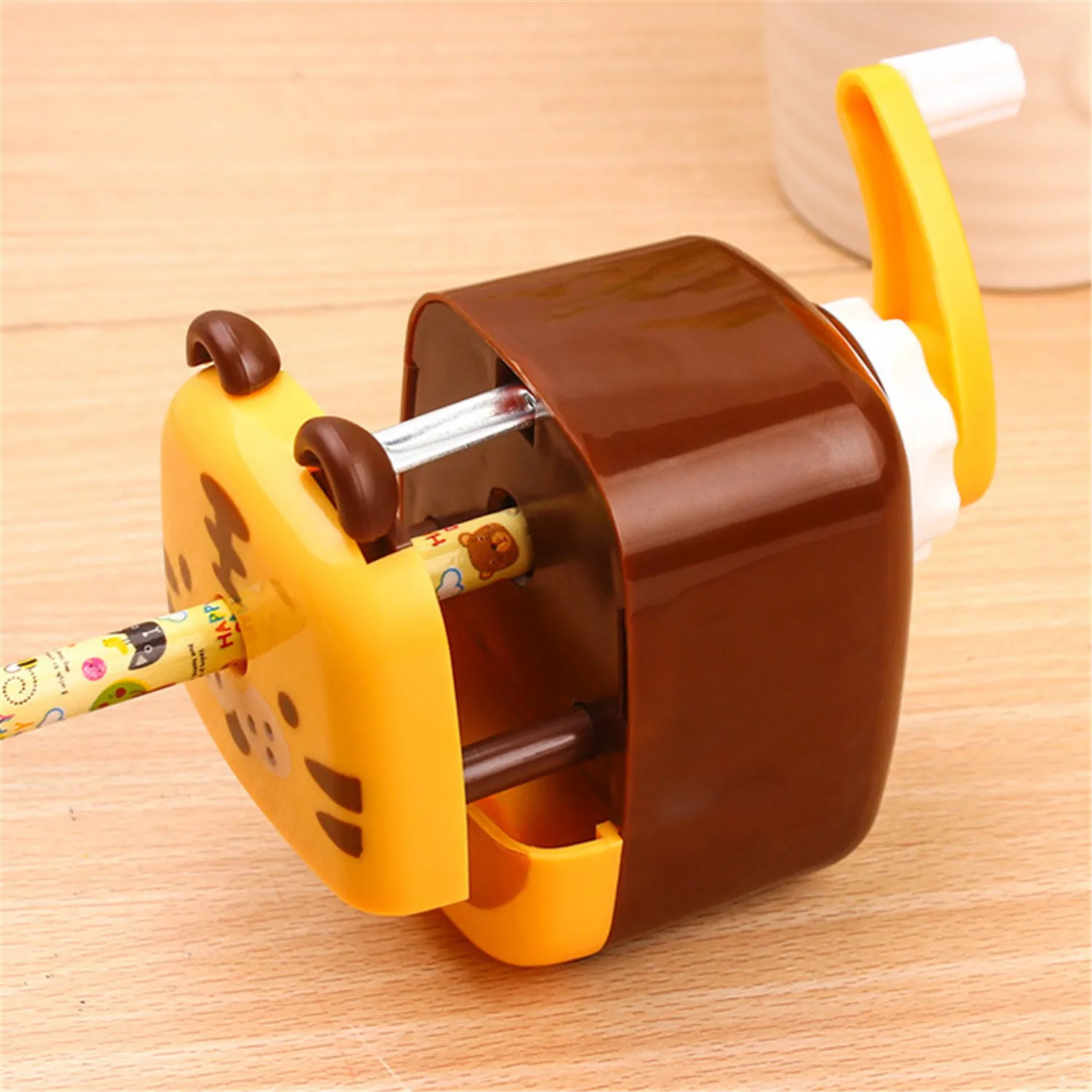 Мультяшная точилка для карандашей мультяшная карандаша ручная офисная школьная