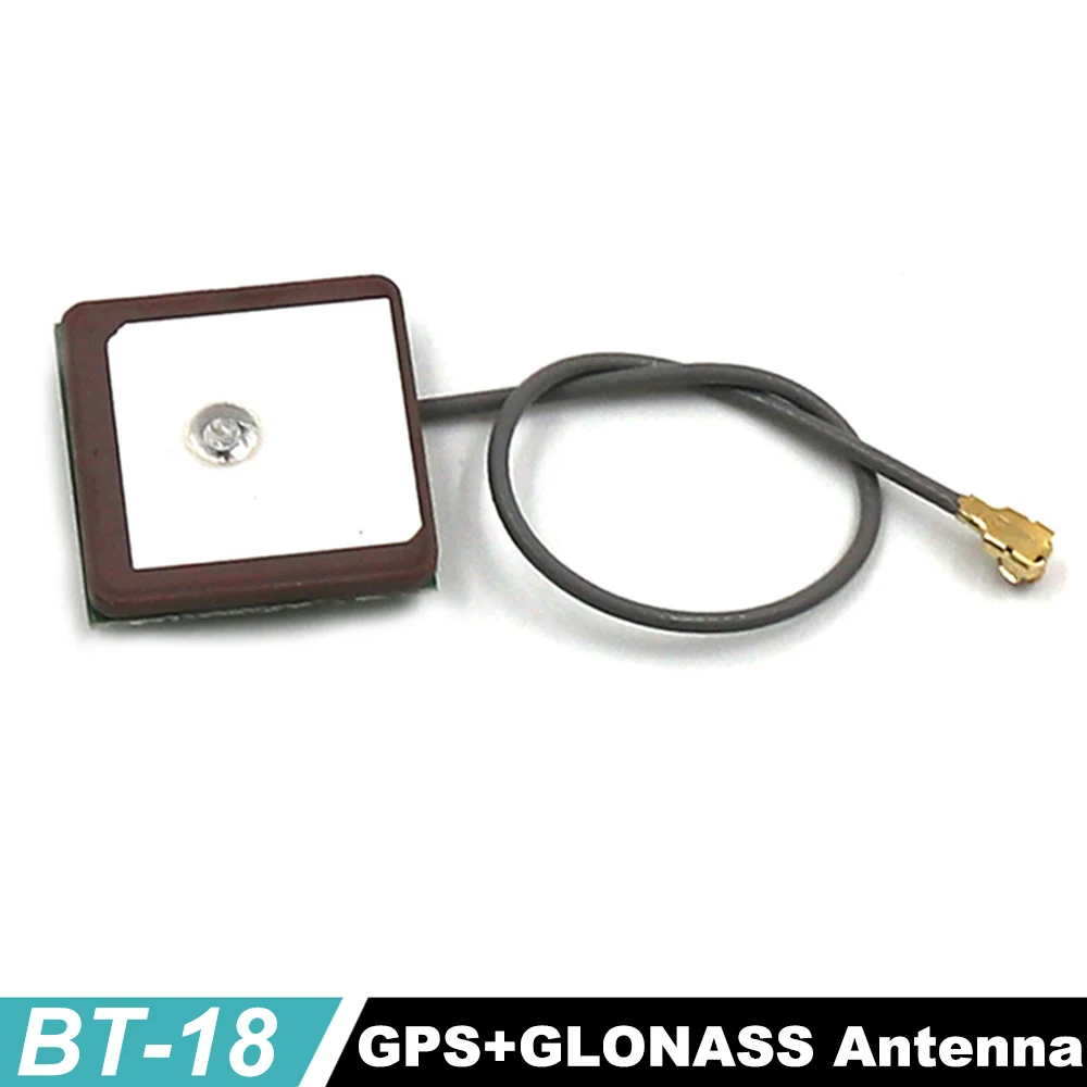 Gps антенна 28db IPEX gps ГЛОНАСС двойная активная Внутренняя 18*18*5 мм BT 18|GPS-системы для