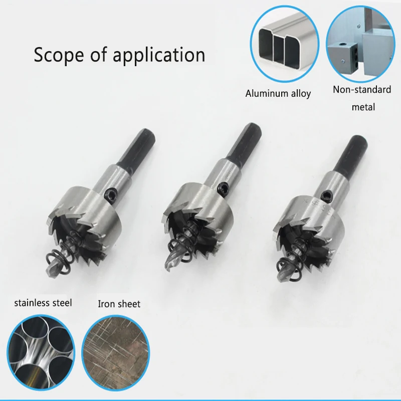 

12-42mm High Speed Steel Drill Bit For Metal Triangle Grip Drill Bit Steel and Alloy Aluminum Plate Hole Opener Power Tool