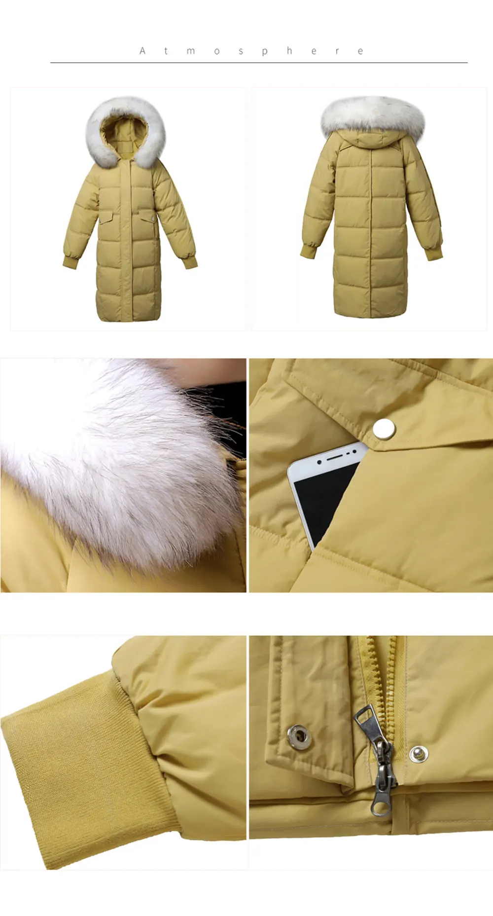 PinkyIsBlack длинные пальто и куртки тонкая женская парка зимняя меховая куртка с капюшоном женская зимняя куртка женская теплая куртка