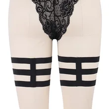 Женские подвязки для ног в стиле панк, фетиш, жгут для ног, сексуальные, для танцев на шесте, связывание, пояс для тела, облегающие чулки, подвязки