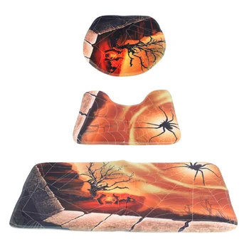 

1 Set Absorbent Bathroom Pad Printed Toilet Mat for Home Shop Office Hotel