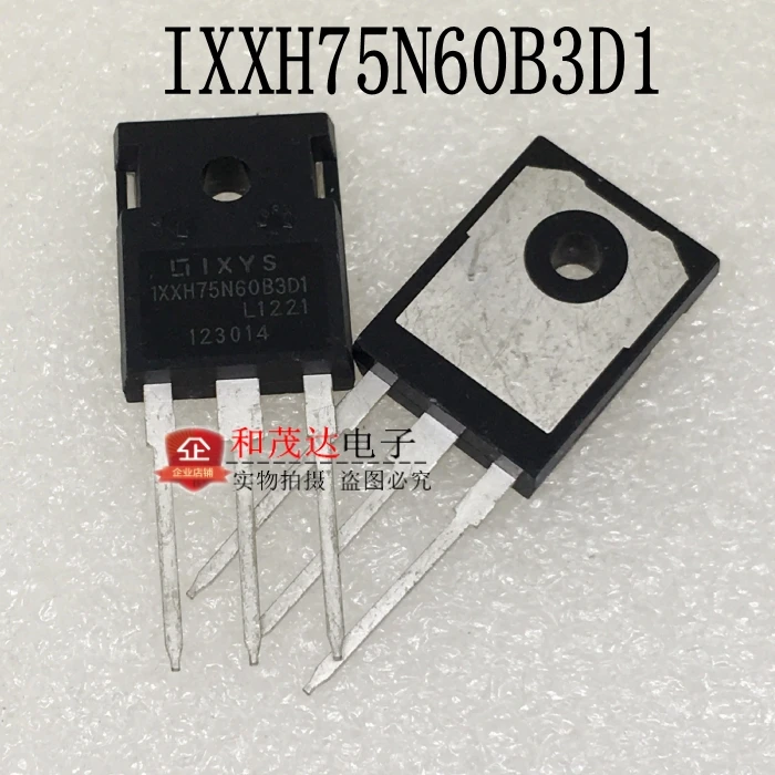 2шт/IXXH75N60B3D1 600V75A TO-247