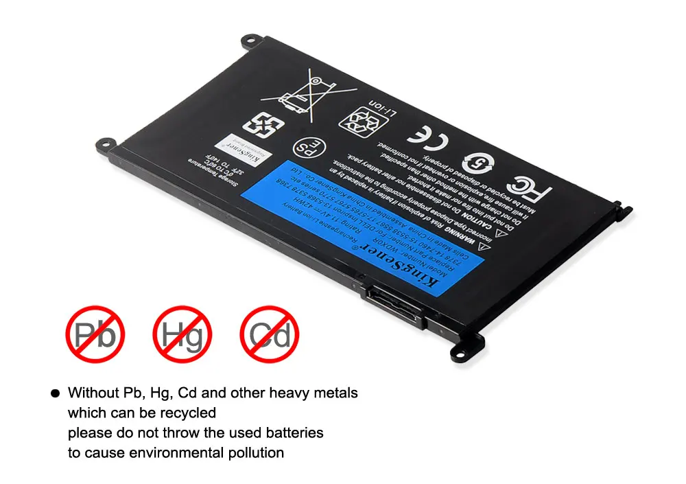Kingsener Wdxor Laptop Battery For Dell Inspiron 14 7000 5567 7560 5767 7472 7460 D1525s 7368 7378 5565 Latitude 34 3580 Wdx0r New Laptop Battery Laptop Batterybattery For Dell Aliexpress