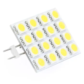 

G4 LED Bulb 16LED 5050 SMD Bi-polarity Capable AC/DC10-30V Square Type 260LM Sepcial light for Square housing 1pcs/lot