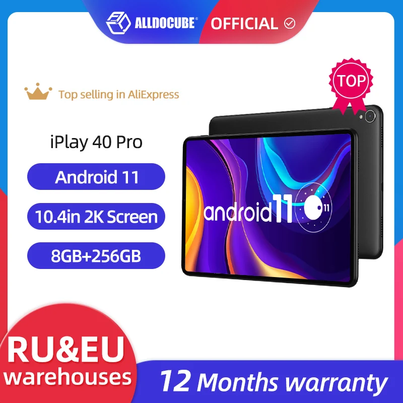 World Premiere ALLDOCUBE iPlay 40 Pro 10.4 inch 2K Tablet PC Android 11 ...