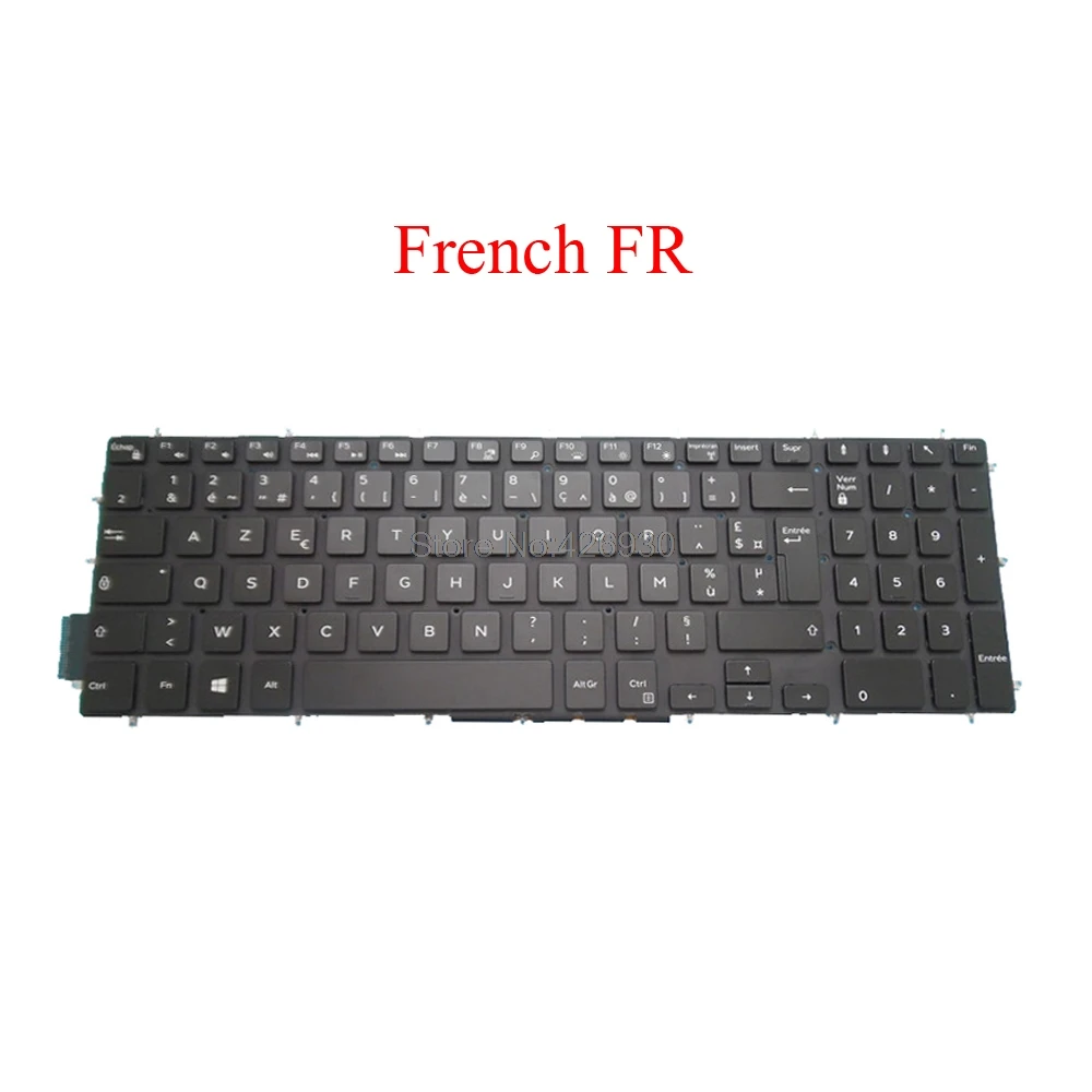 Новая US RU FR TR JP клавиатура для DELL Inspiron 5565 5567 7566 7567 7577 5765 5767 7773 7778 7779 5570 5575 5770 5775