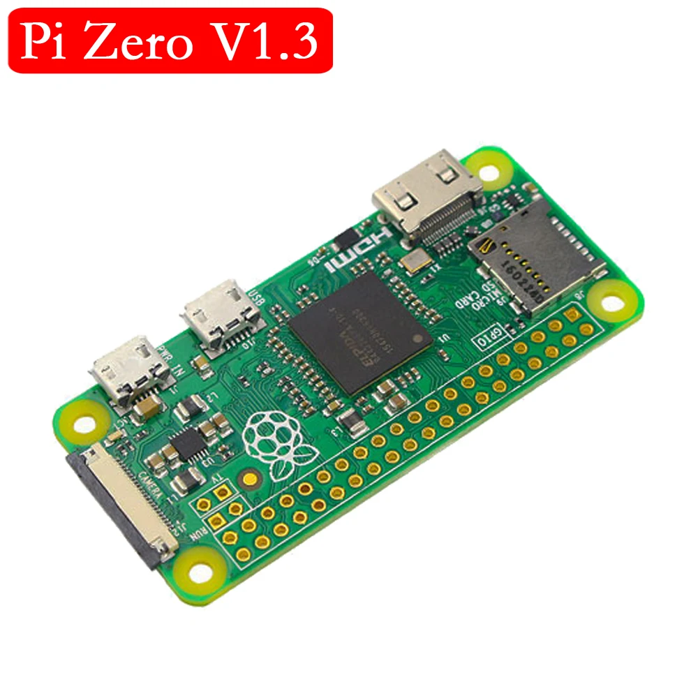 Оригинальная плата Raspberry Pi Zero V 1,3 с процессором 1 ГГц 512 Мб ОЗУ Версия Raspberry Pi Zero 1,3