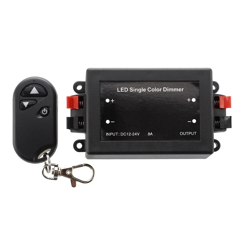 DC 12V Single Color LED Dimmer Controller + RF remote control photo