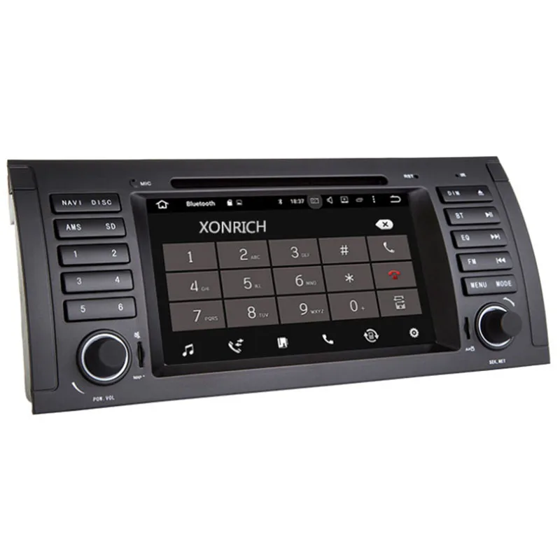 1 Din Android 8,1 автомобильный dvd-плеер для BM-W X5 E53 E39 gps стерео аудио навигация Мультимедиа экран головное устройство DVD Automotivo 2 Гб