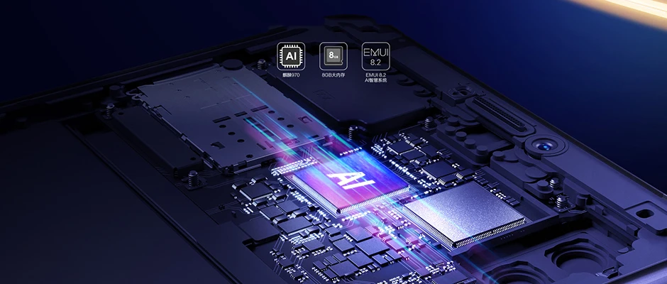 Honor Note 10 Kirin 970, Восьмиядерный мобильный телефон, две sim-карты, 6,95 дюймов, Android 8,1, отпечаток пальца, ID, NFC, 5000 мАч, батарея OTA