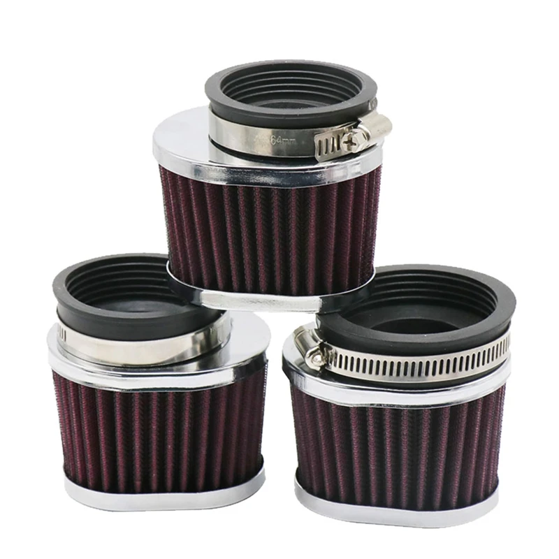 50mm 55mm 60mm Motorcycle Air Filter 38mm 42mm 45mm Motocross Carburetor Intake for Yamaha/Kawasaki/Suzuki/Honda | Автомобили и