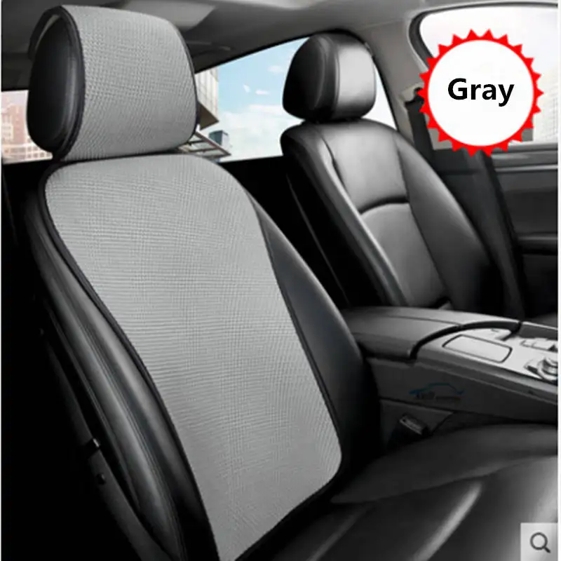 Front Car Seat Cover Backrest Universal Breathable silk Seat Cushion