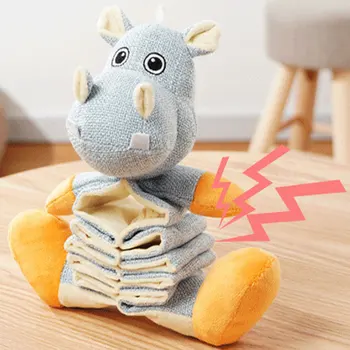 

Crinkle Pet Dog Toys Puppy Chew Molar Toys Outdoor Training Fun Playing Toy