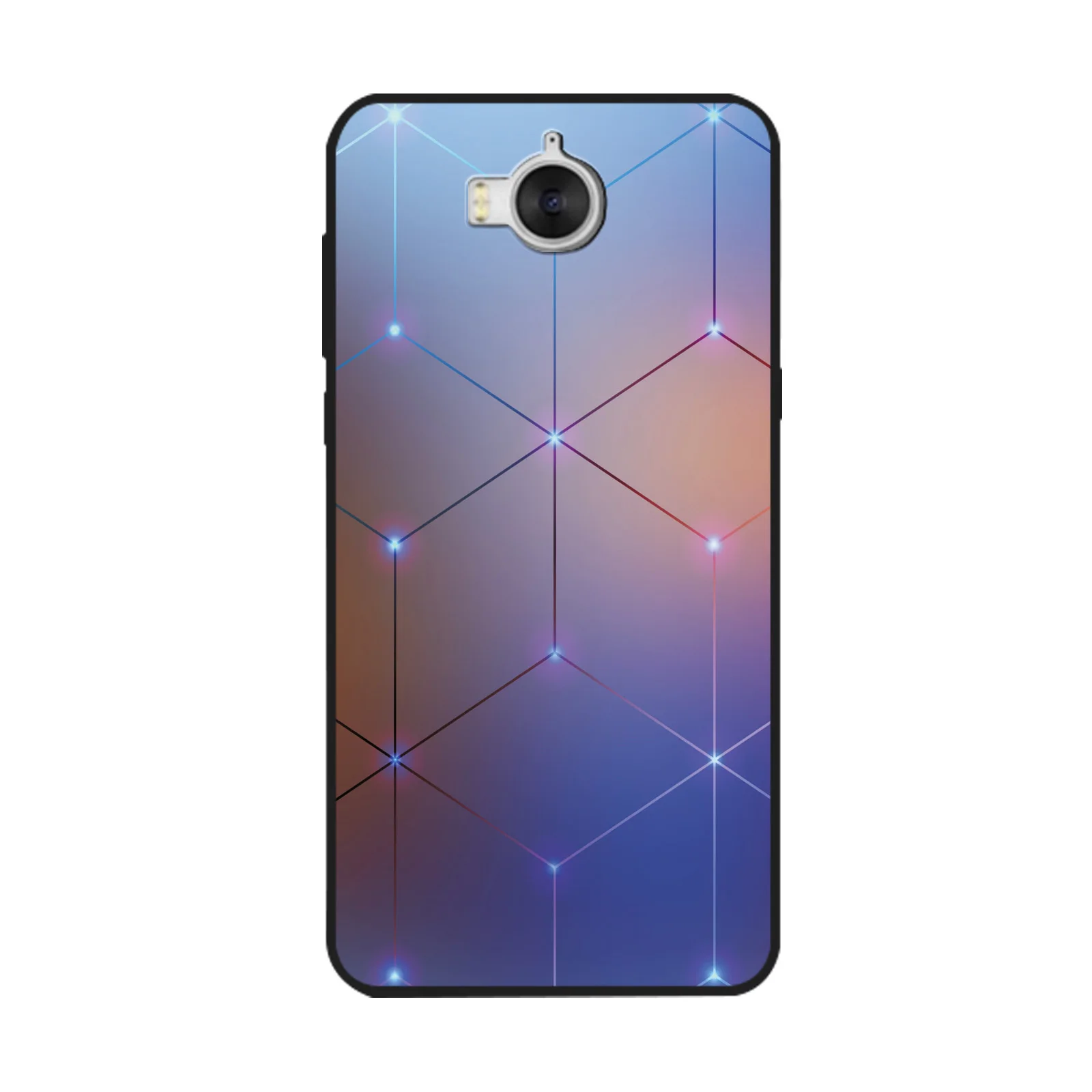 Чехол для Huawei Y5 Y6 2017 чехол 2019 милый силиконовый черный ТПУ телефона с пейзажем