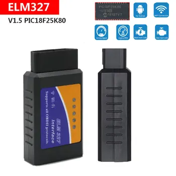 

Mini ELM327 OBD2 Wifi Bluetooth Auto Scanner OBDII ELM 327 Tester Diagnostic Tool for IOS Android OBD2 Scanner