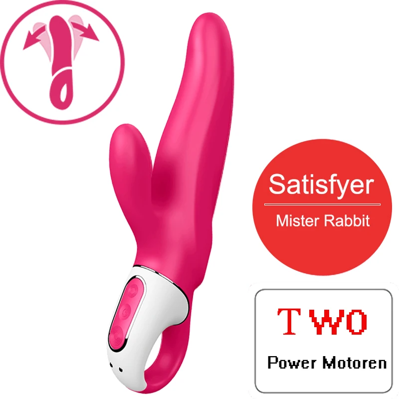 Германия Satisfyer Vibes 2 мощные мощность двигателей силиконовый Кролик Вибраторы