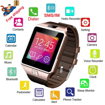 

SIM Card Smart Watches Man Woman Sports Fitness Tracker Smartwatch Bluetooth Camera Videotape Bracelet For Android HUAWEI Fitbit