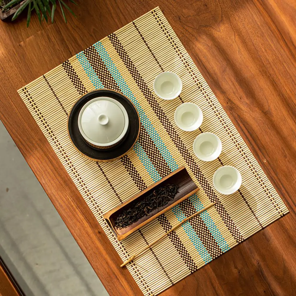 Cubierta de tela de mesa redonda de piedra de pétalos de bambú, mantel  elástico impermeable para el hogar, cocina y comedor - AliExpress