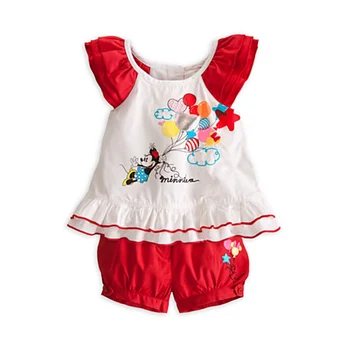 

Summer Cute Minnie Children Clothing Set Kids Clothes Vetement Enfant Ropa Bebe Conjunto Menina Baby Girls' Clothing Sets