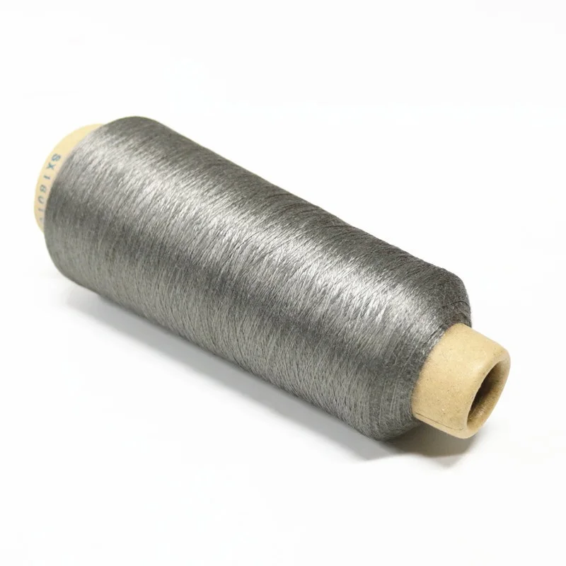 

11N/2 316L stainless steel metal conductive sewing thread smart clothing signal transmission line high temperature heating line