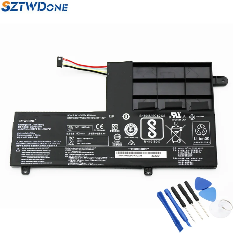Аккумулятор SZTWDONE L14L2P21 для ноутбука LENOVO S41-35 S41-70 S41-75 ideapad 500s-15ISK 500S-14ISK 300S-14ISK 310S-14IKB