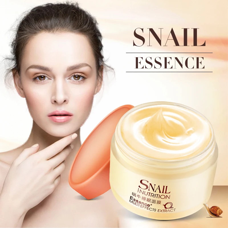 

LAIKOU Snail Sleeping Mask Korean Cosmetics Face Treatment Moisturizing Eyes Nourish Oil control Whitening LAIKOU Night Cream