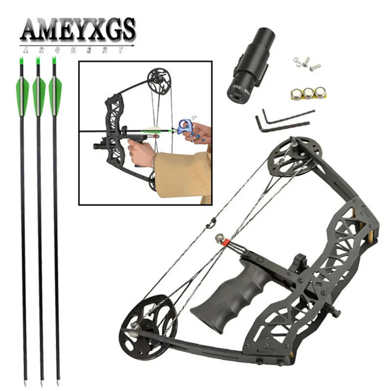 

40lbs Hunting Pulley Bows Archery Fishing Compound Bow Adults Teen Training Right/Hand Bow For Bow Arrow Shooting Accessories
