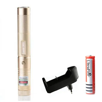 

powerful green laser 303 532nm indicator external flashlight professional travel indicator laser with Battery and Charger