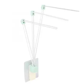 

A2560 Self Adhesive Towel Storage Rack Shelf Holder Bar Cleaning Cloth Hanger Organizer Bathroom Kitchen Towel Rack