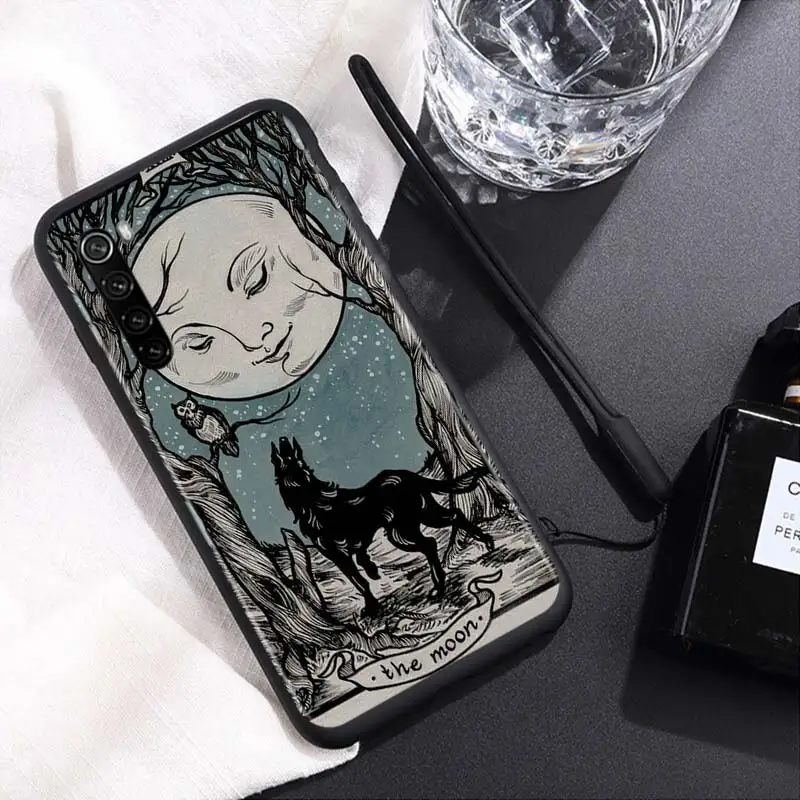 Чехол для телефона Xiaomi Redmi Note 9 9S Max ведьмы Луна Таро тайна Тотем 8T 8 7 6 5 Pro 5A 4X 4