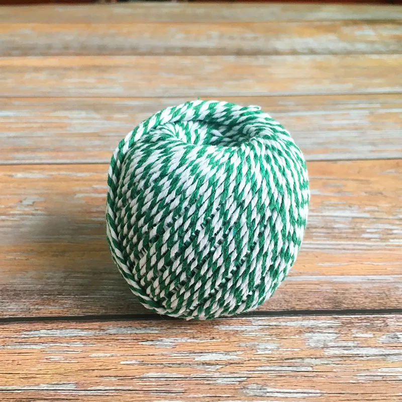 70m green rope 50 шт./лот, веселое Рождество, сделай сам, уникальные подарочные бирки, декор для рождественской елки, маленькая бирка для открыток, сделай сам, этикетка для рукоделия, вечерние, Декор - Цвет: 70m green rope