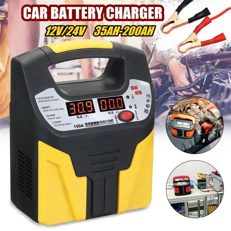 CARCHET 360W 12 V/24 V автомобиль Зарядное устройство стартера автомобиля импульсный