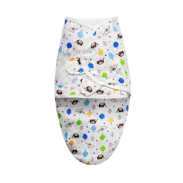 baby sleeping bag newborn wrap blanket swaddling envelope cocoon cotton 0-6 months new born bedding BJ2020-001-5