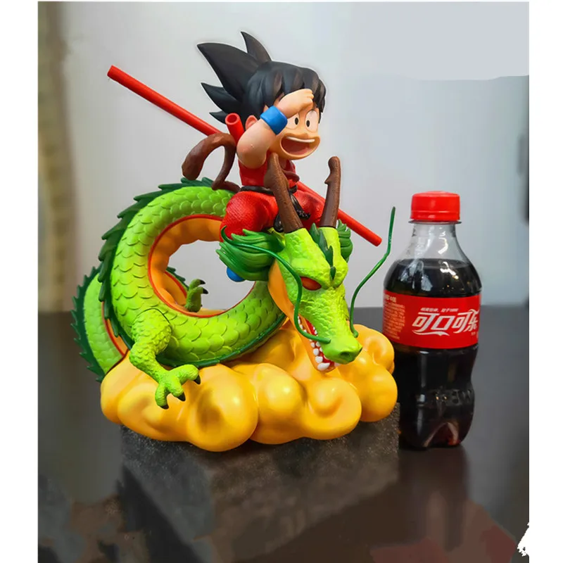 Аниме «Жемчуг дракона» небольшой Son Goku и Shenron супер сайян, «Жемчуг дракона GK статуя ПВХ Рисунок собирать модель игрушка M2103