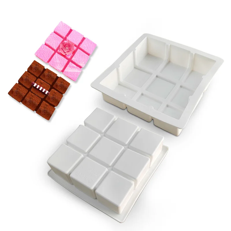 

New Sudoku Shape Silicone Cake Decorating Mold For Baking Silicon Moldes Dessert Mousse Pastry Molds Bakeware Tools