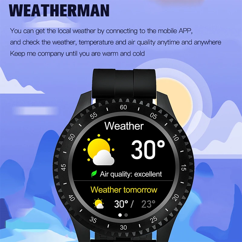 ESEED F17, умные часы, 1,54 дюймов, большой экран, IP68, водонепроницаемые, 20 дней, длительное время ожидания, погода, мужские Смарт-часы для android ios