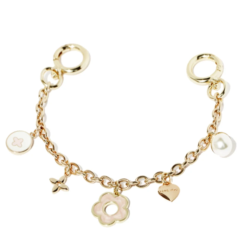 Designer chain strap star flower Decoration gold metal chain handbag bag purse replacement Accessories Hardware high quality Designer chain strap star flower Decoration gold metal chain handbag bag purse replacement Accessories Hardware high quality