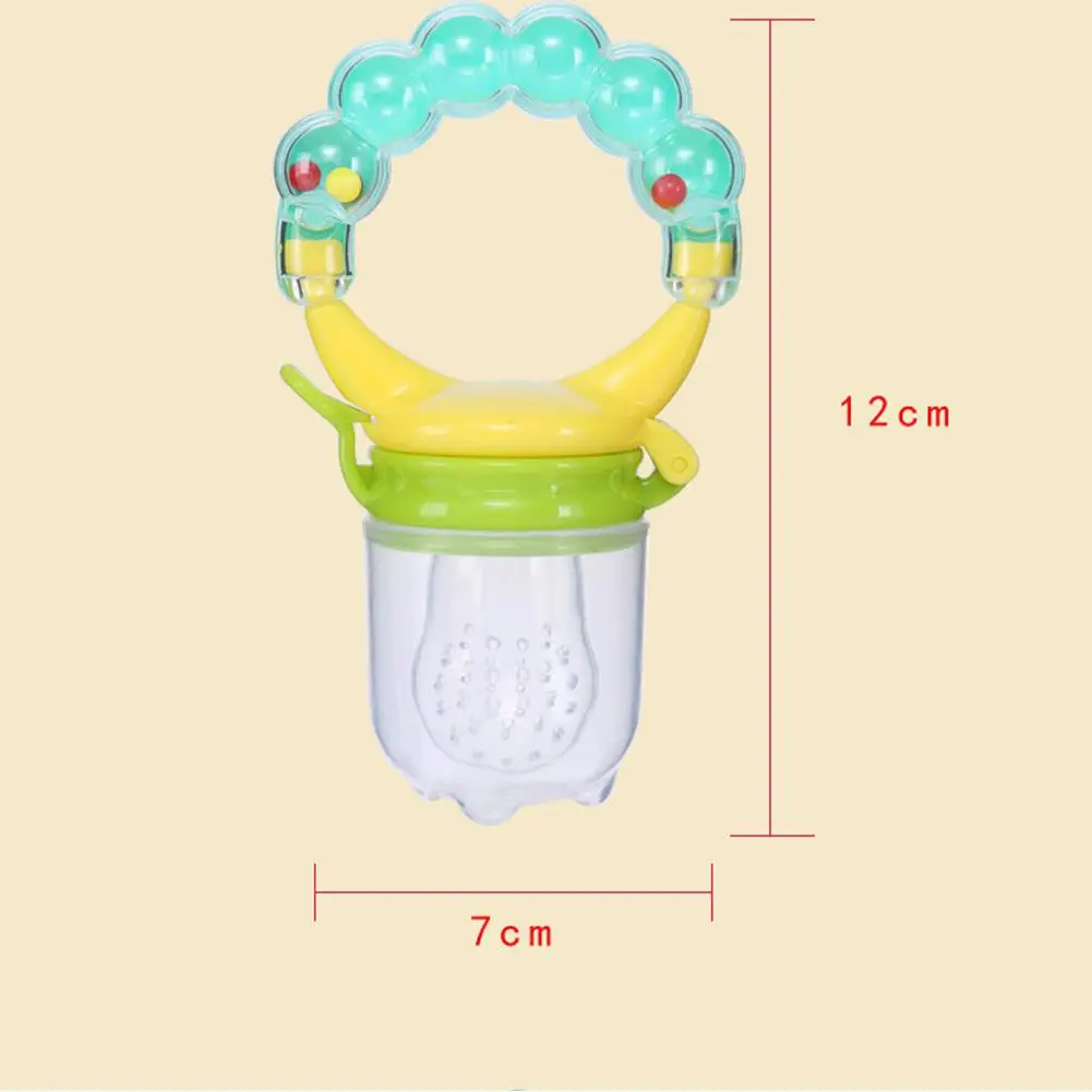 Детская стандартная кабельная силиконовая соска зуб тренировочный инструмент детская пустышка младенцев фрукты и овощи погремушка укуса