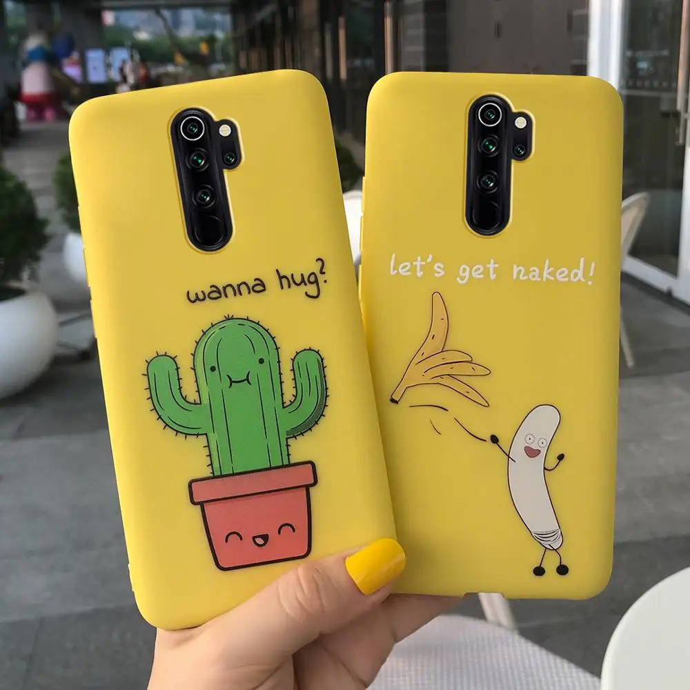 Забавный мультяшный чехол для Xiaomi Redmi Note 8 Pro 6 53 дюйма бампер телефона мягкий из