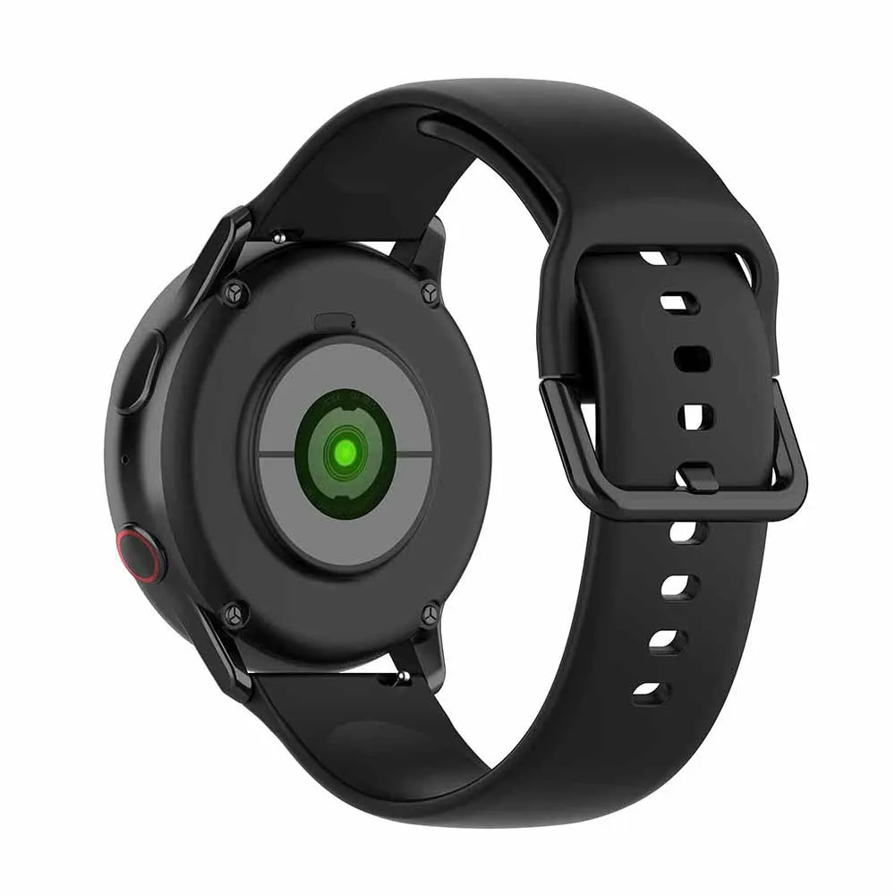 Силиконовый ремешок Браслет для samsung Galaxy Watch Active 2 40 мм/44 мм высококачественный мягкий силиконовый ремешок для часов