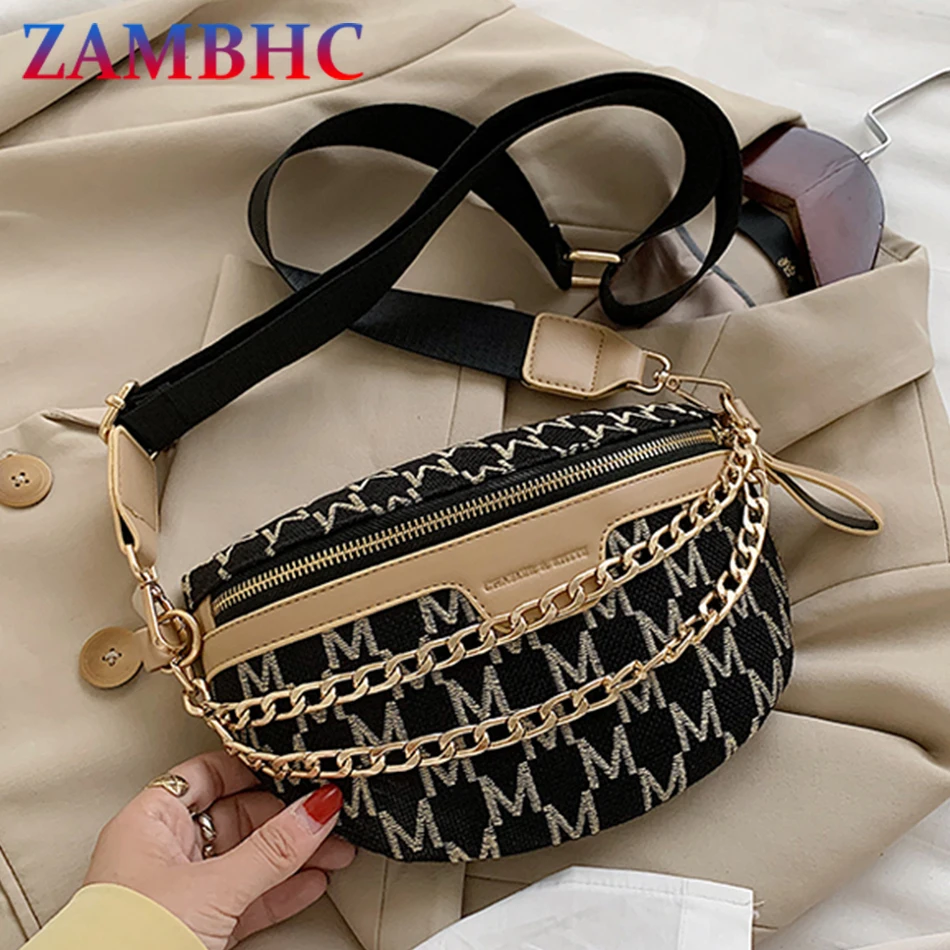 Luxury Letter Female Fanny Packs Designer Waist Packs for Women 2021 Winter  Style Fashion Ladies Chest Bag Trending Phone Purses - AliExpress