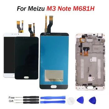 

For Meizu M3 Note Screen M681H LCD Display touch Screen Digitizer Sensor Assembly 1920*1080 5.5"inch For Meilan Note 3 M681H