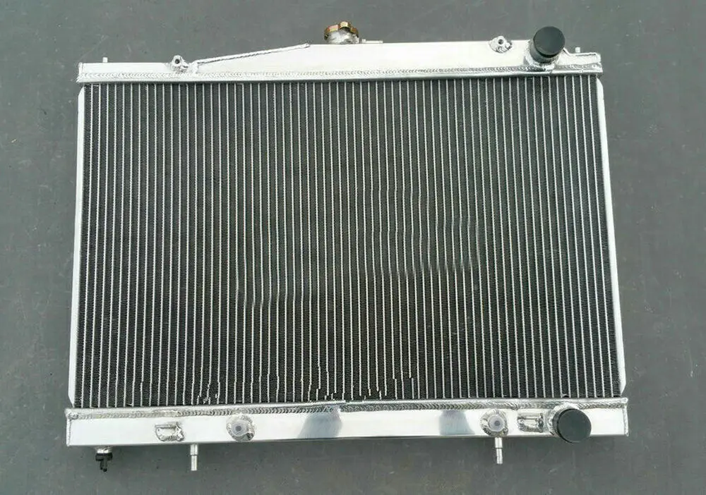 Radiator Only Алюминиевый радиатор для Nissan Skyline R34 R33 GTST GTR GTT RB25DET RB26DETT AT/MT Coupe 2,5 2,6 Turbo 4x4 бензин 1995-2003 - Цвет: Radiator Only