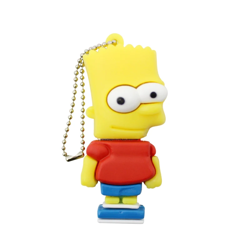 M1 Флэш-накопитель USB в виде героя мультфильма Забавный Симпсоны флеш-накопитель 64 ГБ 32 ГБ оперативной памяти, 16 Гб встроенной памяти, 8GB брелок флеш-накопитель фигурка из аниме «Astroboy(U диск для ПК - Цвет: M1