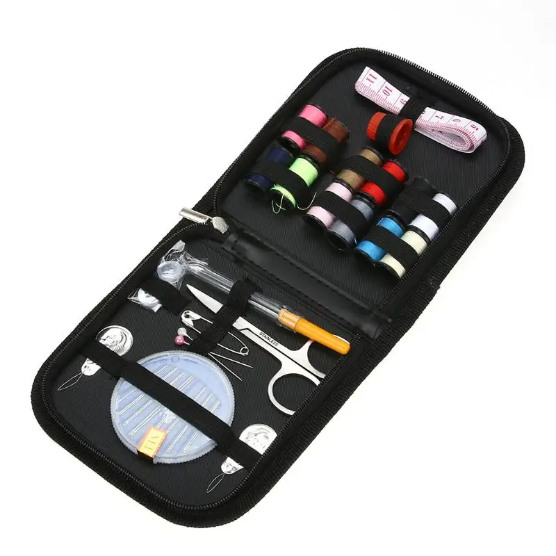 25 шт./компл. Портативный путешествия швейный коробка Комплектация инструменты для игл стегальная швейная нить для вышивания прошитая вручную Наборы Домашний Органайзер